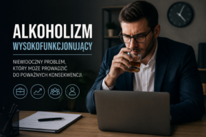 Read more about the article Alkoholizm wysokofunkcjonujący – kiedy problemu nie widać na pierwszy rzut oka?